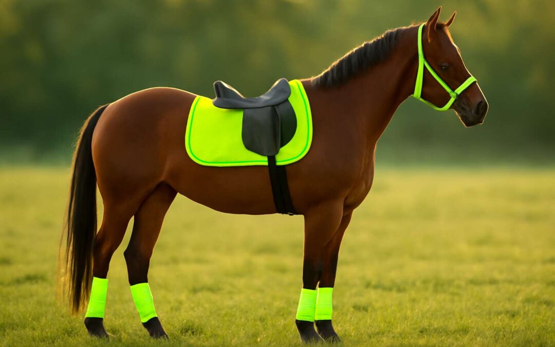 Ride safer with horse reflective gear for brighter visibility on every ride.