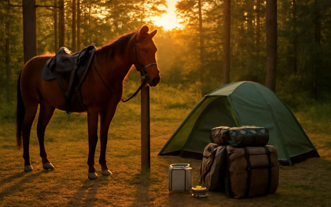 Trail-ready essentials: horse camping gear that keeps you and your horse comfy.