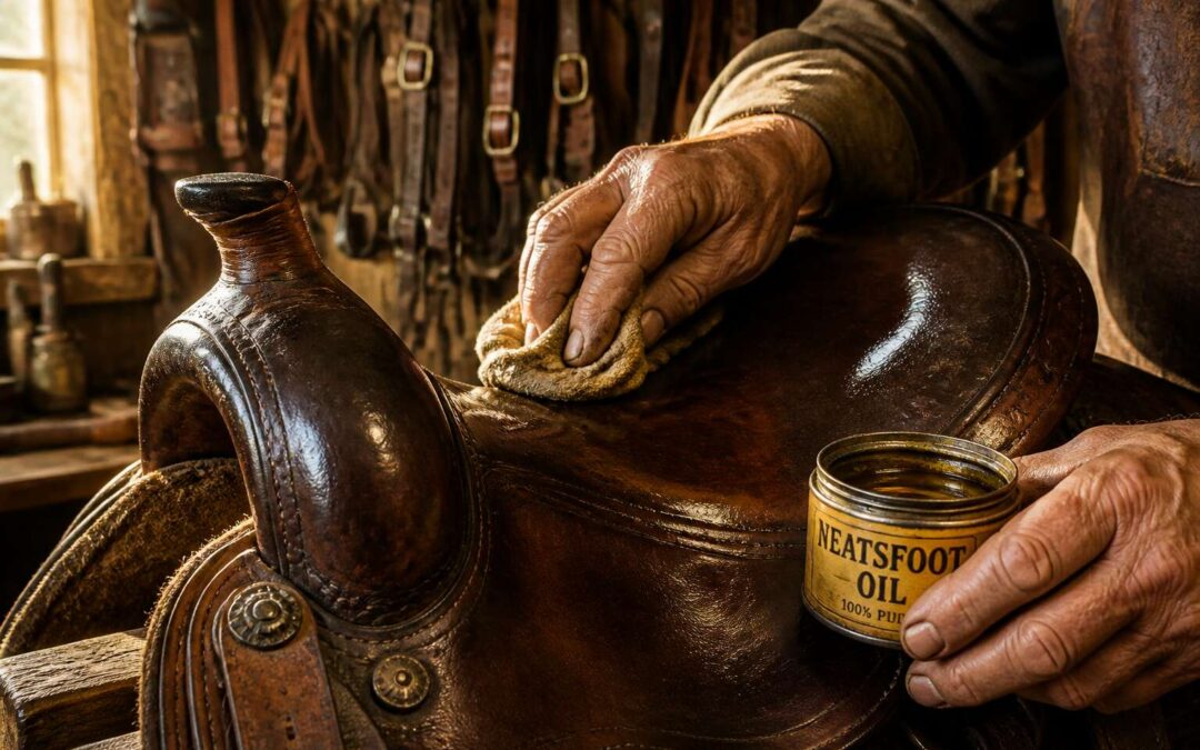 Protect and condition your leather with premium horse tack oil.